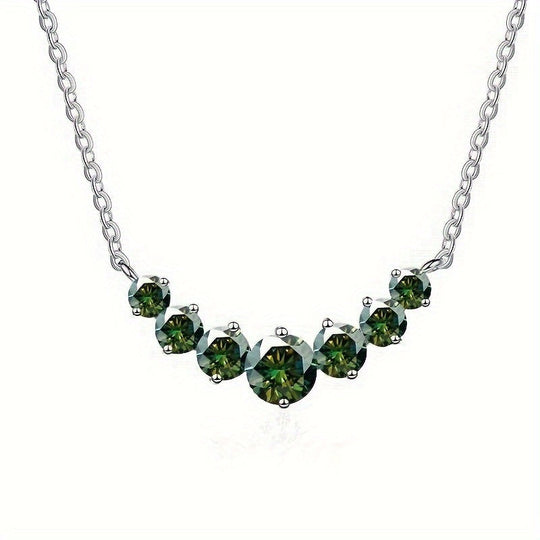 Elegant Moissanite Choker Necklace