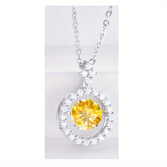 Moissanite Clavicle Chain Necklace