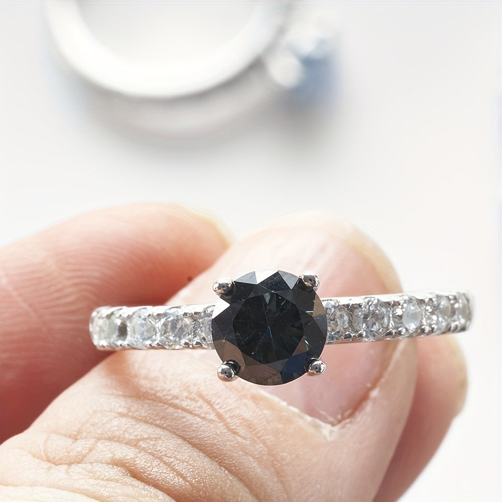 Moissanite Elegant Engagement Ring