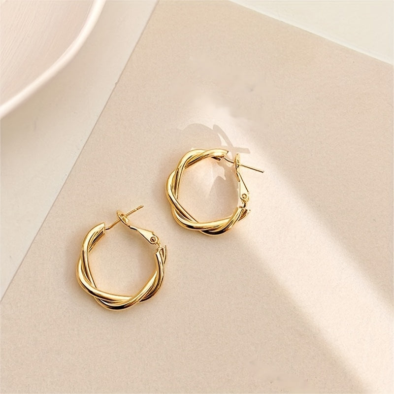 Simple Twist Earrings