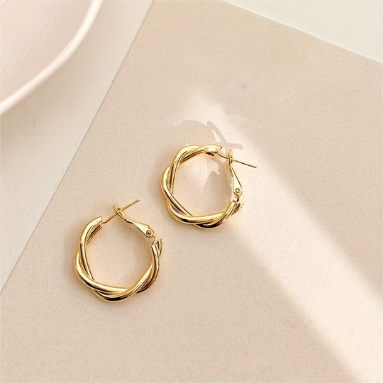 Simple Twist Earrings