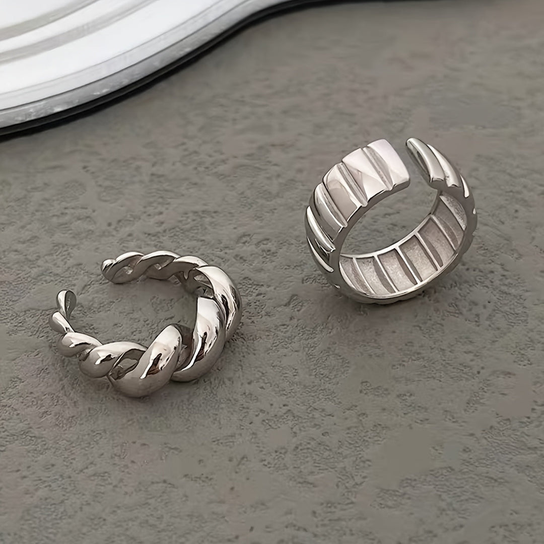 Two Simple Geometric Round Rings