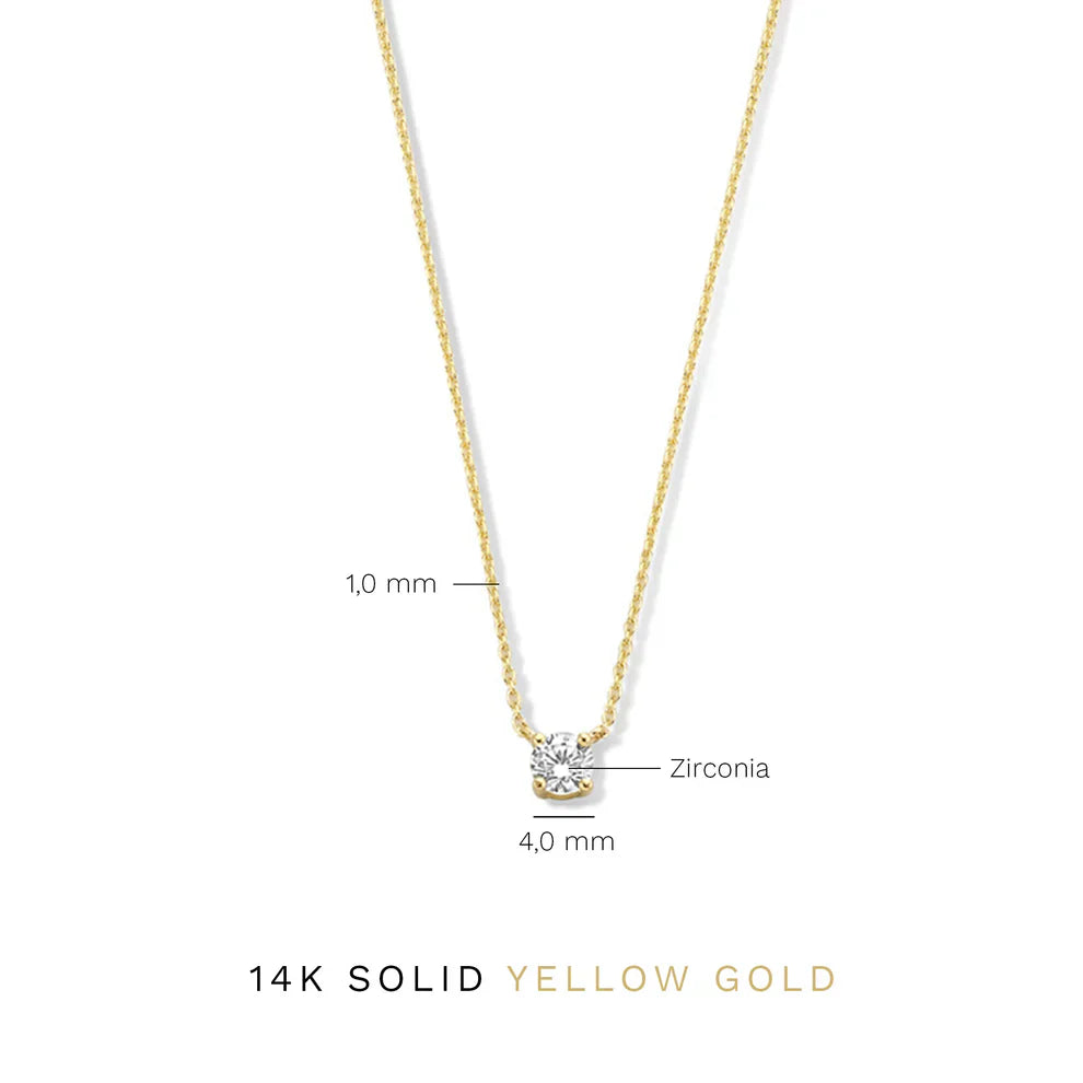Cléa Moissanite Stone Necklace