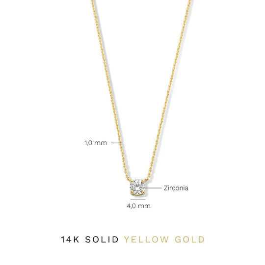 Cléa Moissanite Stone Necklace