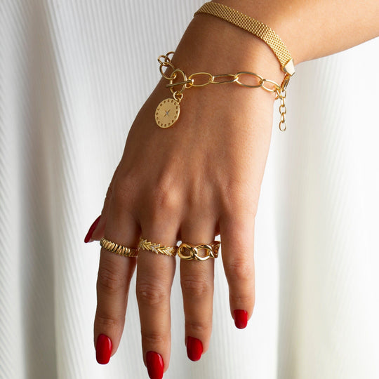 Gold Mesh Bracelet