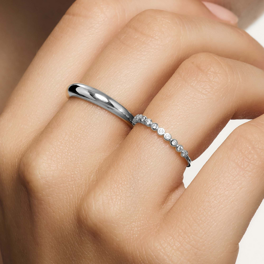 Diamond Bubble Ring