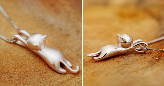Playful Kitty Necklace