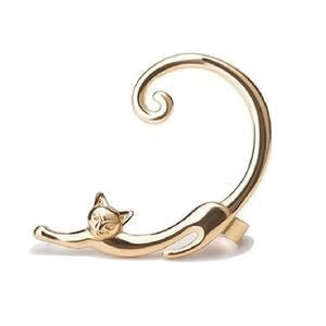 Silver Whisker Charm Earrings