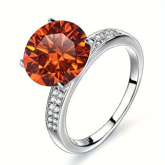 Simple Fashionable Moissanite Ring